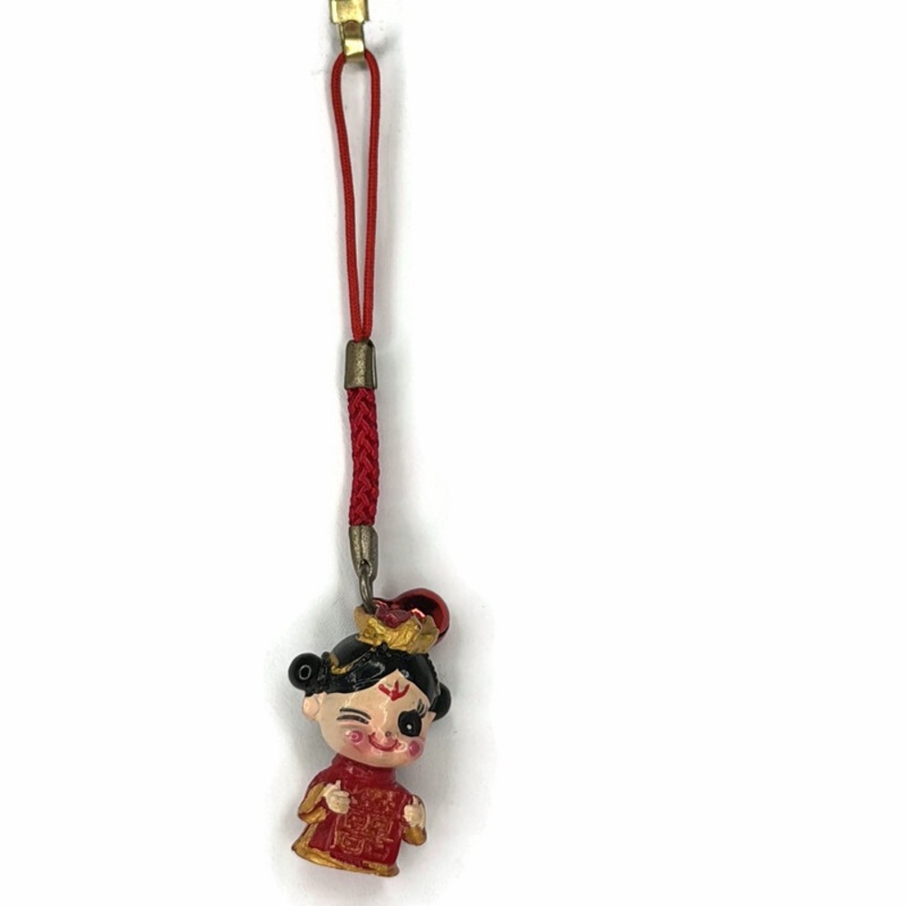 Red Female Character Charm